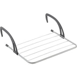 Metaltex Favonio Heizkörperbalkon Drablek 3 m Drooglijn Silberschwarz