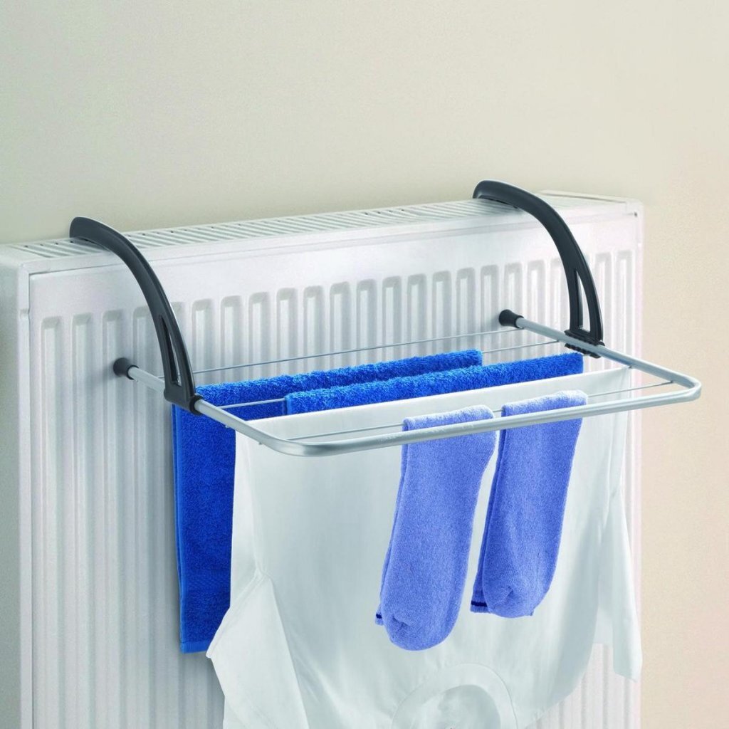 Metaltex Favonio Heizkörperbalkon Drablek 3 m Drooglijn Silberschwarz