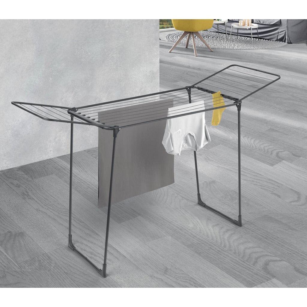 Metaltex Hydra Wingeldoogrek 18 m Longueur à sec noir