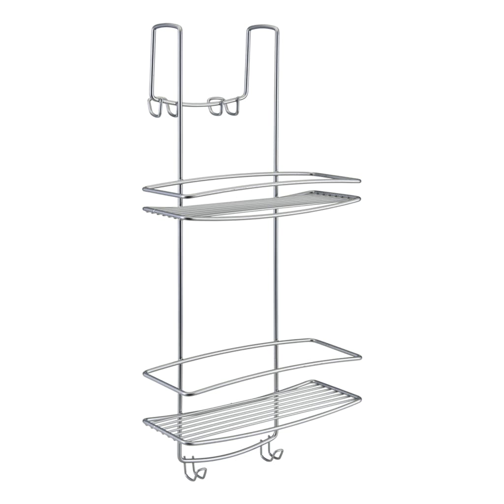 Metaltex Shower Law 2-Layers with Haken Onda Silver colored