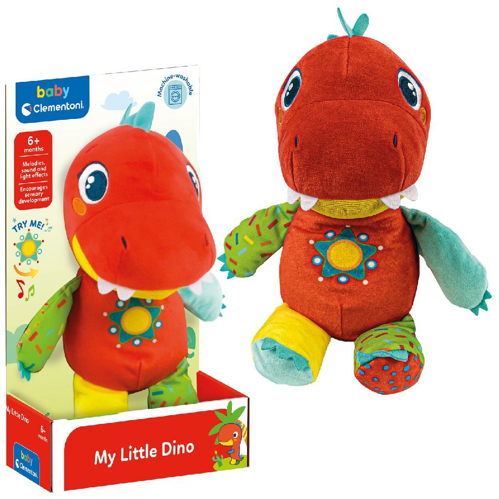 Clementoni Puppelchen Pusch léif Dinosaurus
