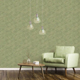 Noordwand behang evergreen wicker natural groen