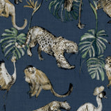 Noordwand behang zero exotic animals blauw