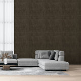 Nordwand null null Wallpaper Faux Uni Linen Brown