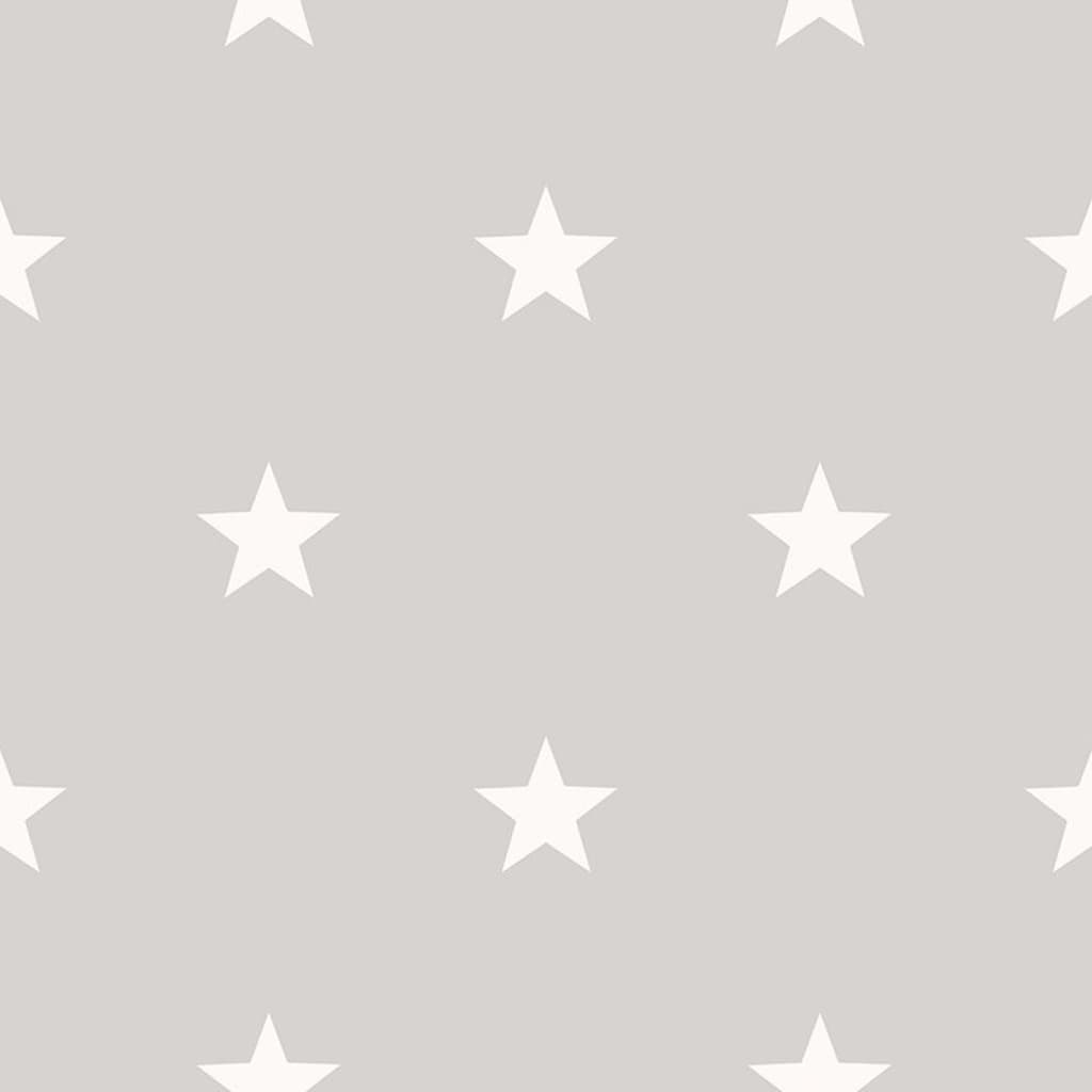 Noordwand behang friends coffee little stars donkergrijs en wit