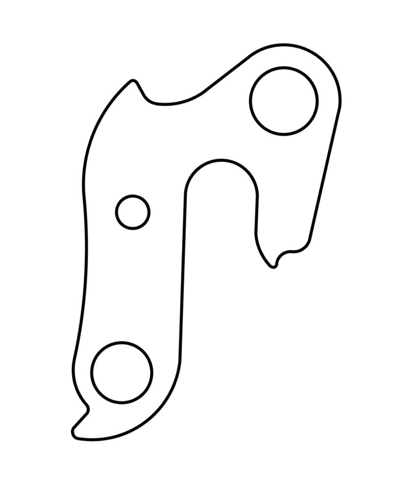 Union Derailleurpad GH-133 with screw set M8x0.75 +M5x0.8