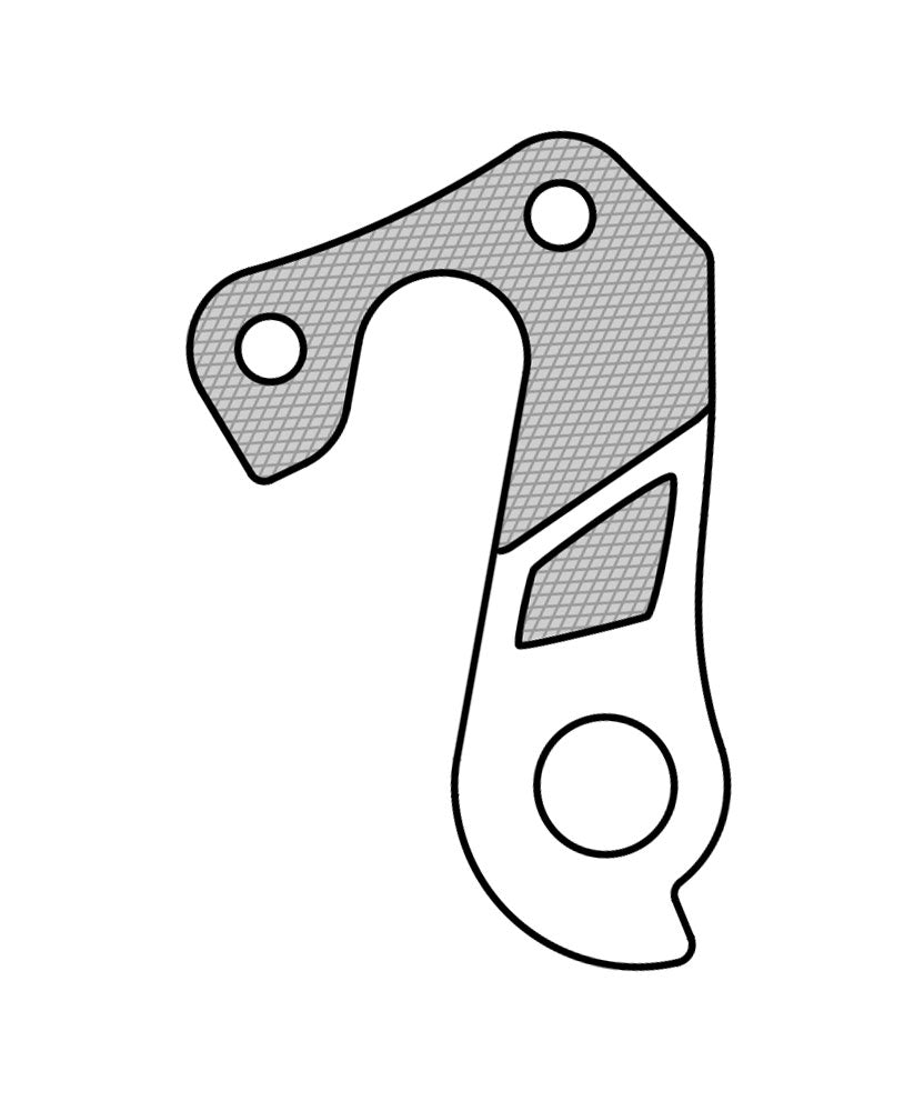 Union Derailleurpad GH-162 Lapierre, Koga with screw set
