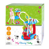 Jouez à un chariot de nettoyage avec un aspirateur rétro, 7dlg.