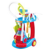 Jouez à un chariot de nettoyage avec un aspirateur rétro, 7dlg.