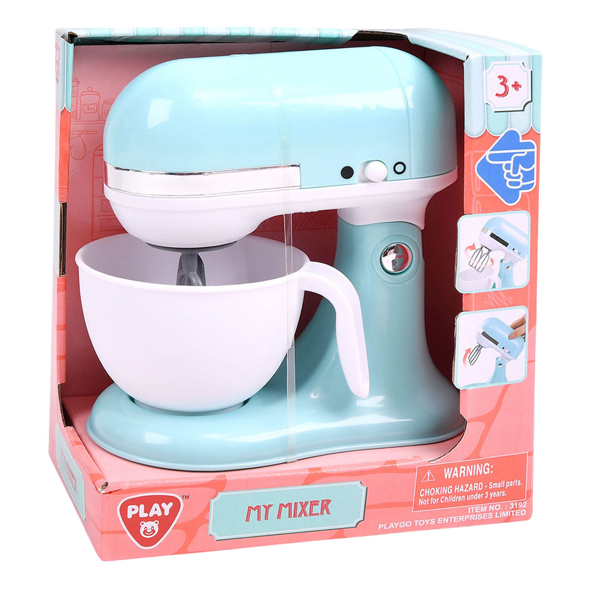 Spiele meinen Mixer mit Schüssel Blau