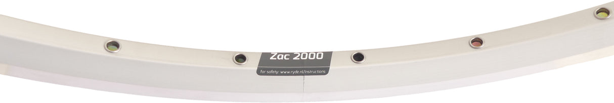 Ryde Velg Zac 2000 28 622 x 19C Hliník 36 otvorů 14g stříbro