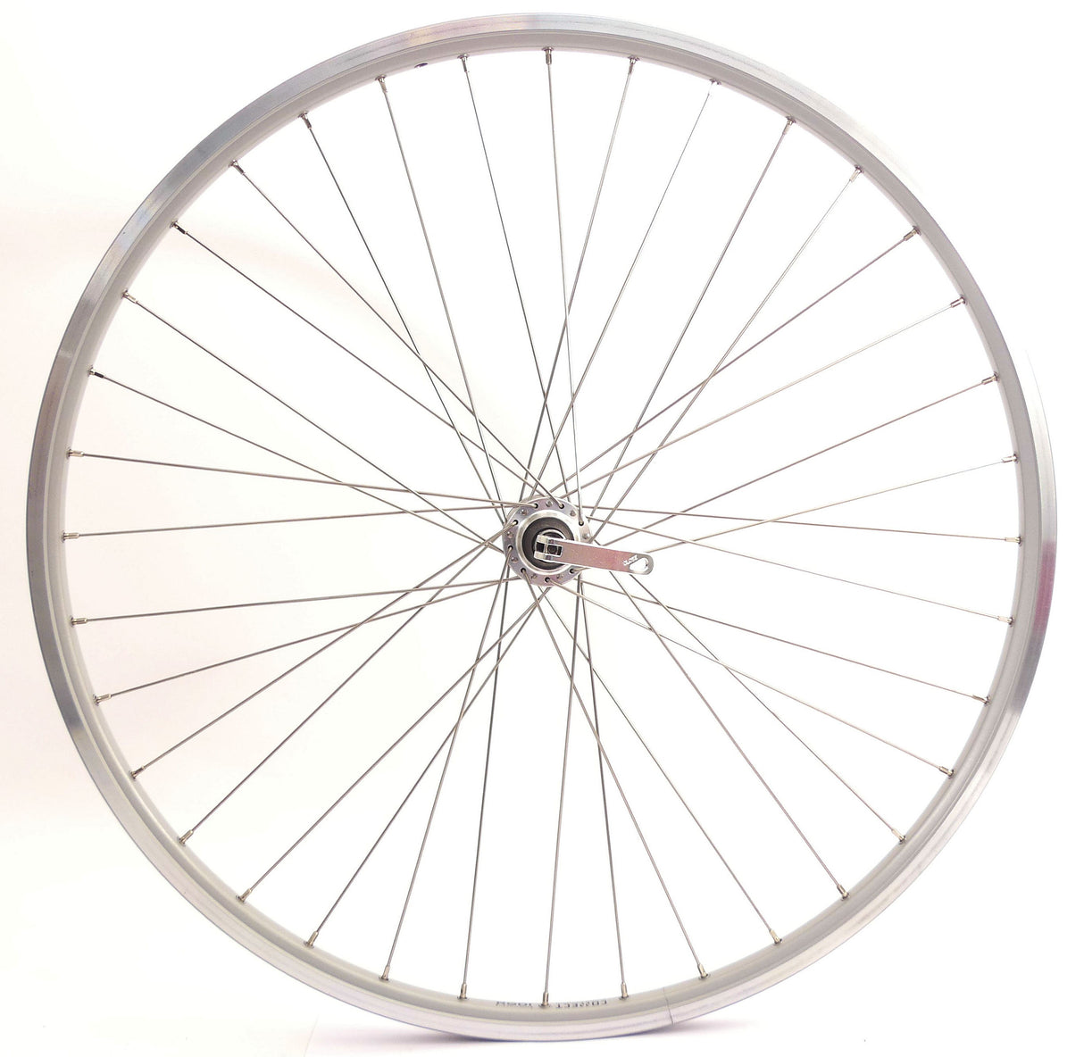 RODI Ruota posteriore Connect 28 8 9 10 velocità 622 x 19 con rapi di rilascio rapido e raggi in acciaio inossidabile d'argento
