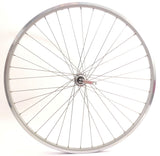 RODI Ruota posteriore Connect 28 8 9 10 velocità 622 x 19 con rapi di rilascio rapido e raggi in acciaio inossidabile d'argento
