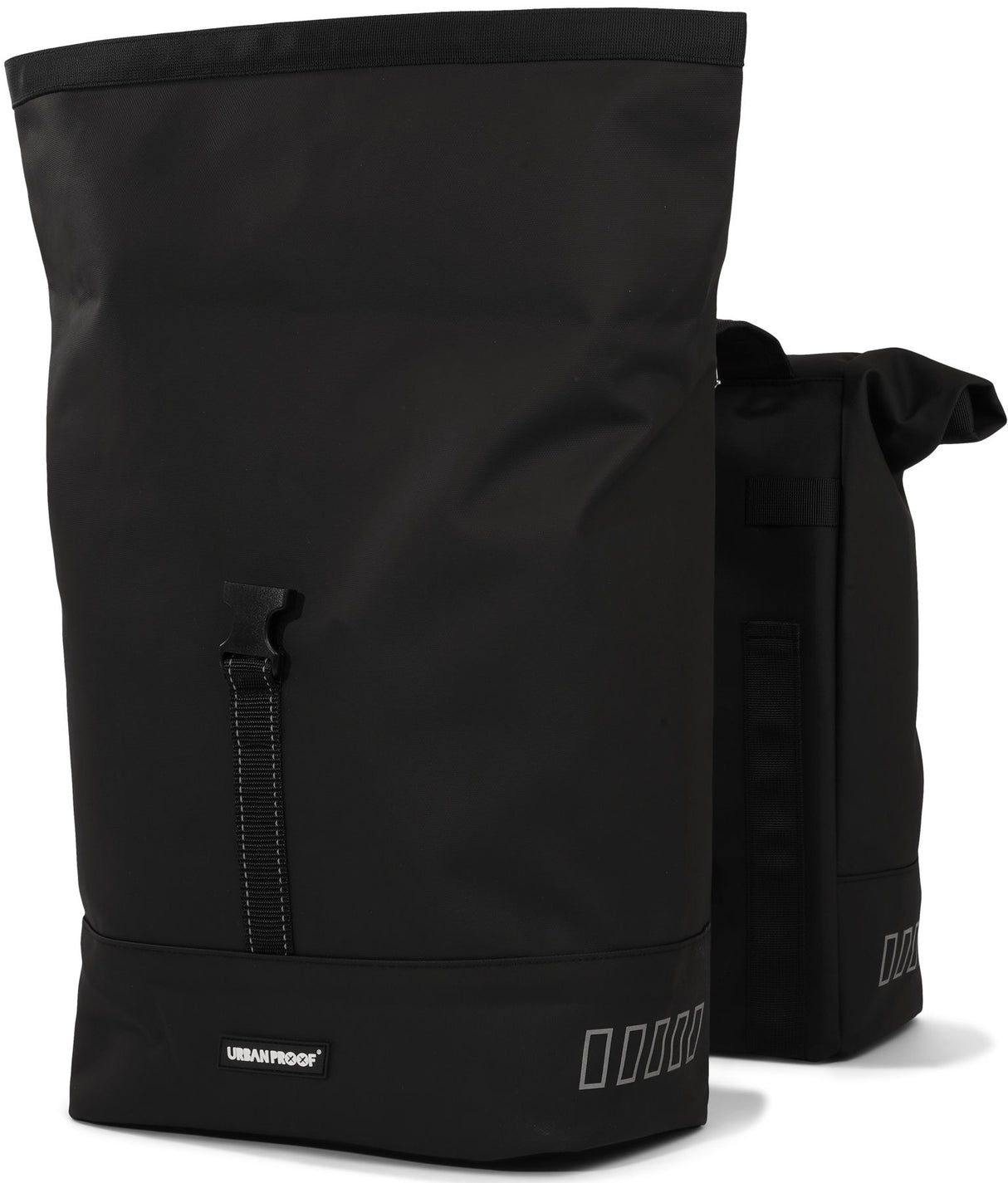 Sac à vélo à vélo à l'étranger à l'épreuve urbaine urbaine 38 litres noirs