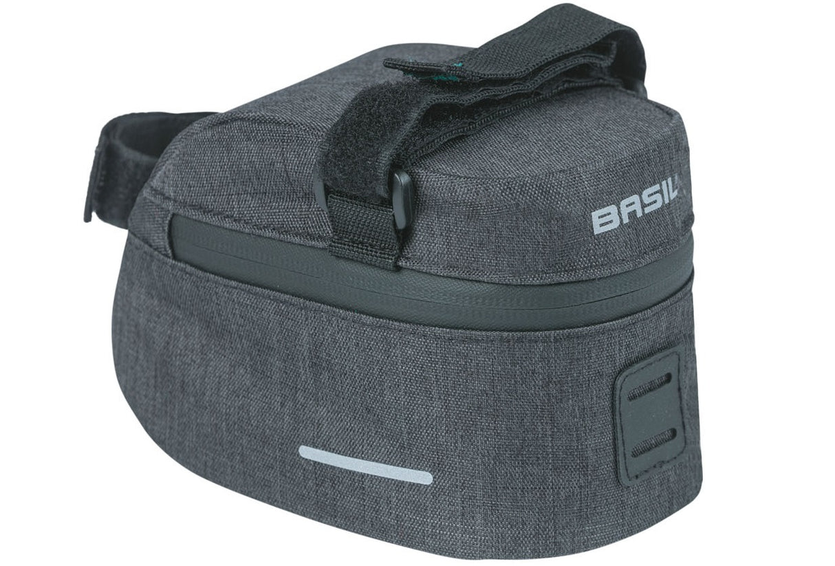 Basil City Double Bicycle Bag Mik, črna