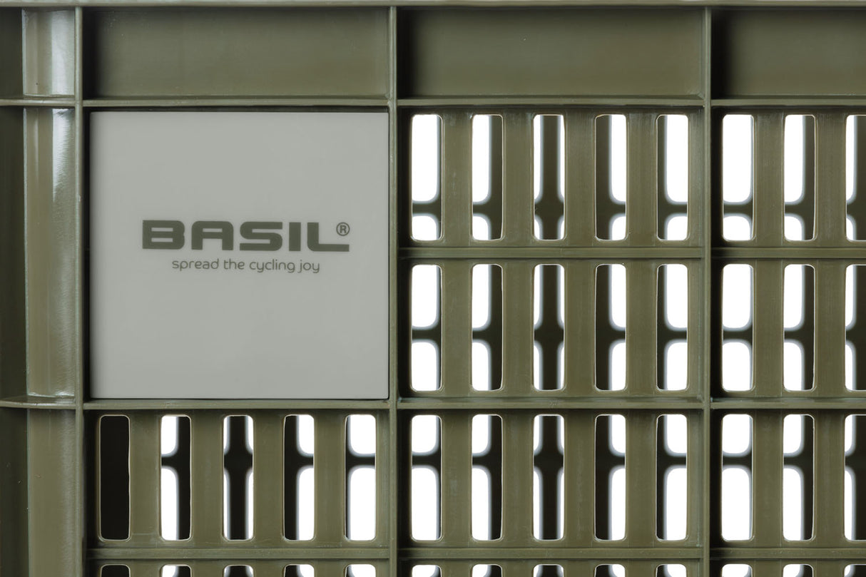 Basil Fietskrat M - Střední - 29,5 litrů - zelená