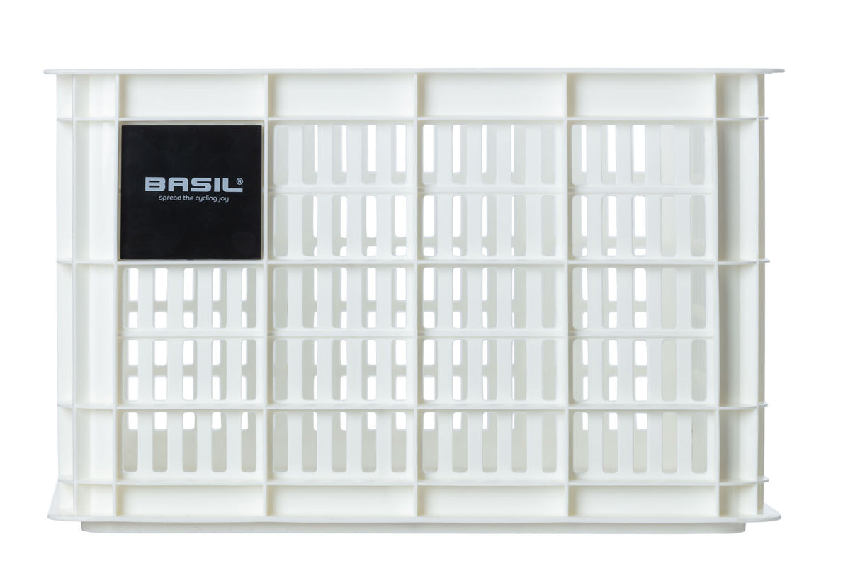 Basil bicycle crate M medium 29.5 liters white