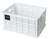 Basil Fietskrat L - Large - 40 liters - White