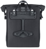 Basil Soho Mik Side Bicycle Shoulder Bag Black, Waterproof, PU, ​​Nordlicht LED, 17L