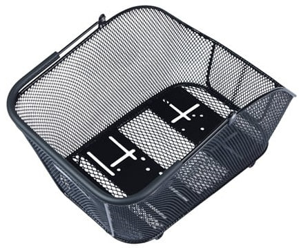 Basil Bicicleta icono de cesta M Multi Sistema NX 12 litros 39 x 24 x 13 - Negro