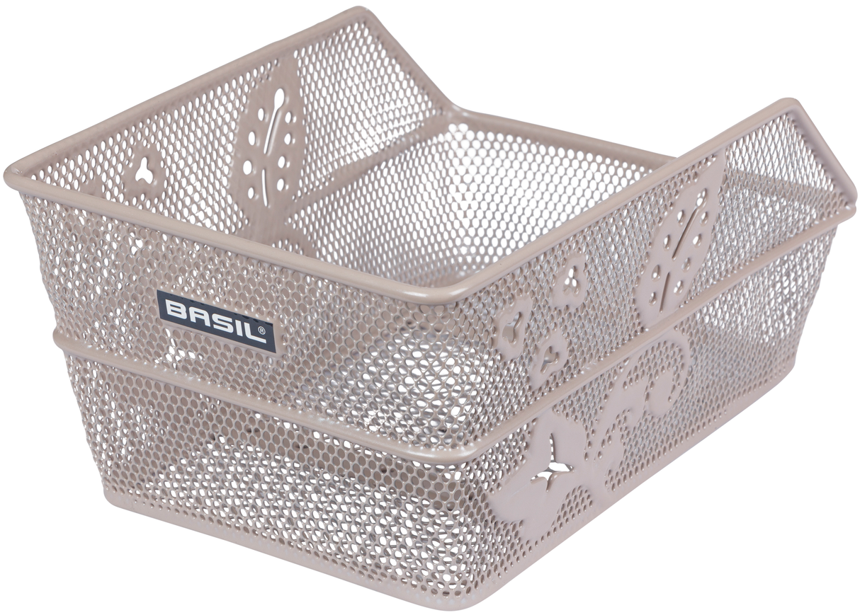 Košara za kolesa bazilika Cento Flower s 31 x 21 x 0 - gola kovinska