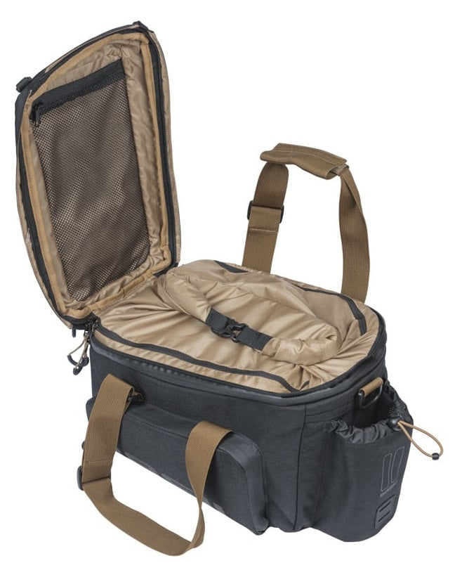Borsa di proprietà del bagaglio a basilico Miles XL Pro Mik 9-36 litri - Nero