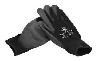 Gants de travail cycplus pu-flex l (9) noir