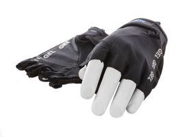 Mirage Lycra handskestørrelse xl gel sort kort finger på kortet