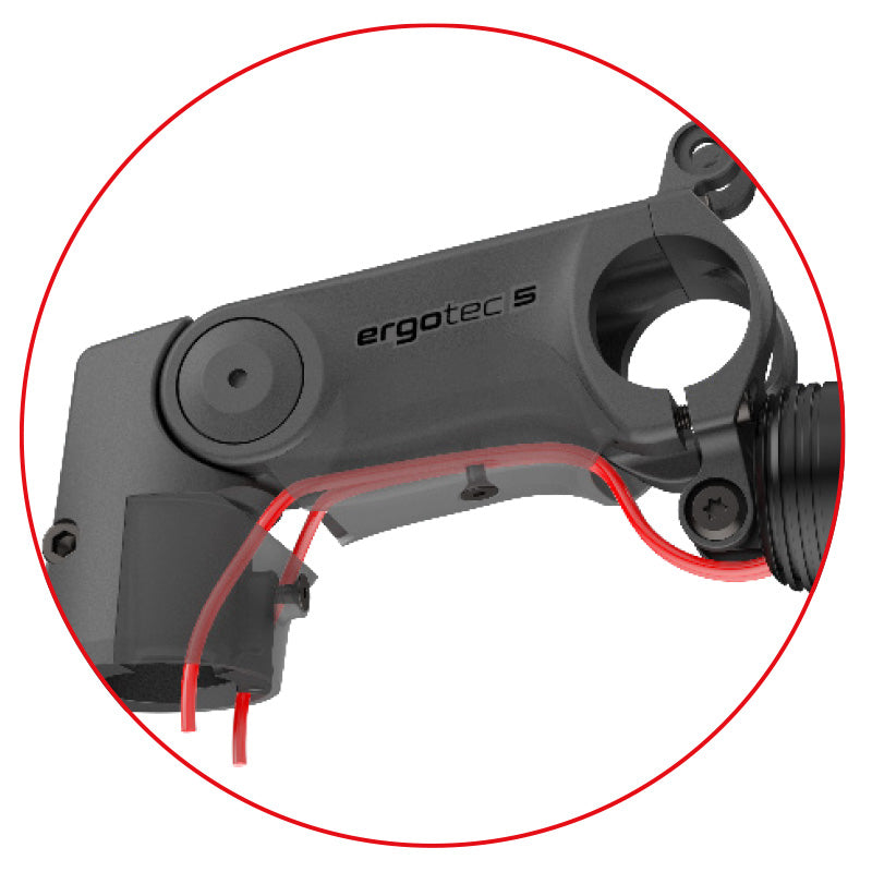Ergotec stonek dopředu sépia xl fi Ø28,6 mm 110 mm Ø31,8 mm - černá