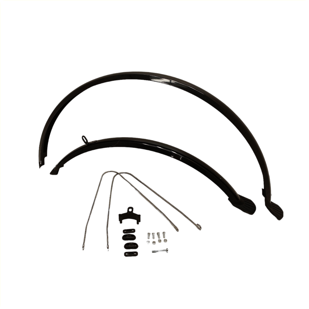Falkx mudguards set 28, black