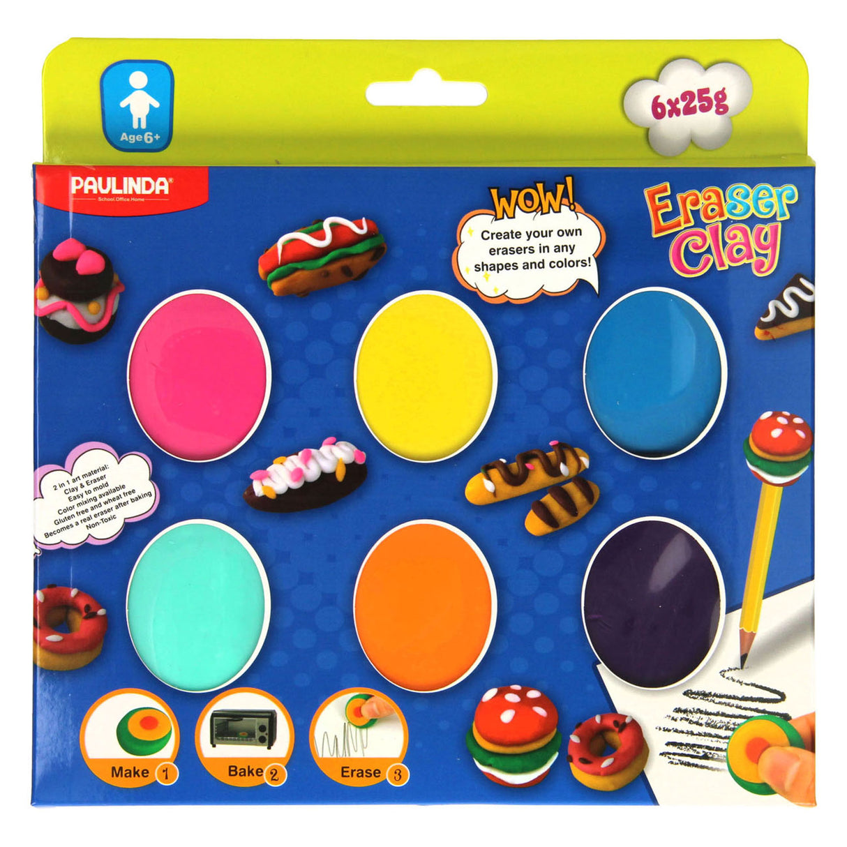 Paulinda Craft sæt Gummen Make, 6 ..