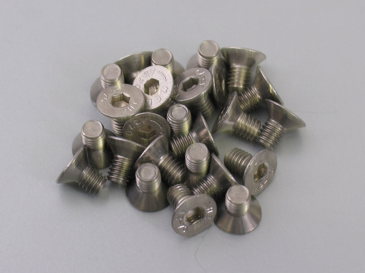 Bofix Allenbout M6x10 rustfritt stål med sunkne hode (25 stykker)