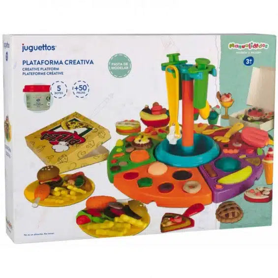 Playgo grote dough set met handige vormen set.