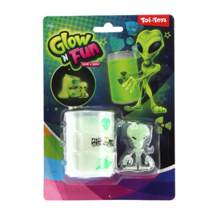 Toi-Toys Glow N Fun Olievat With Glow in Dark Mucus Alien