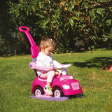 Dolu Unicorn Walking Car med Push Bar Pink