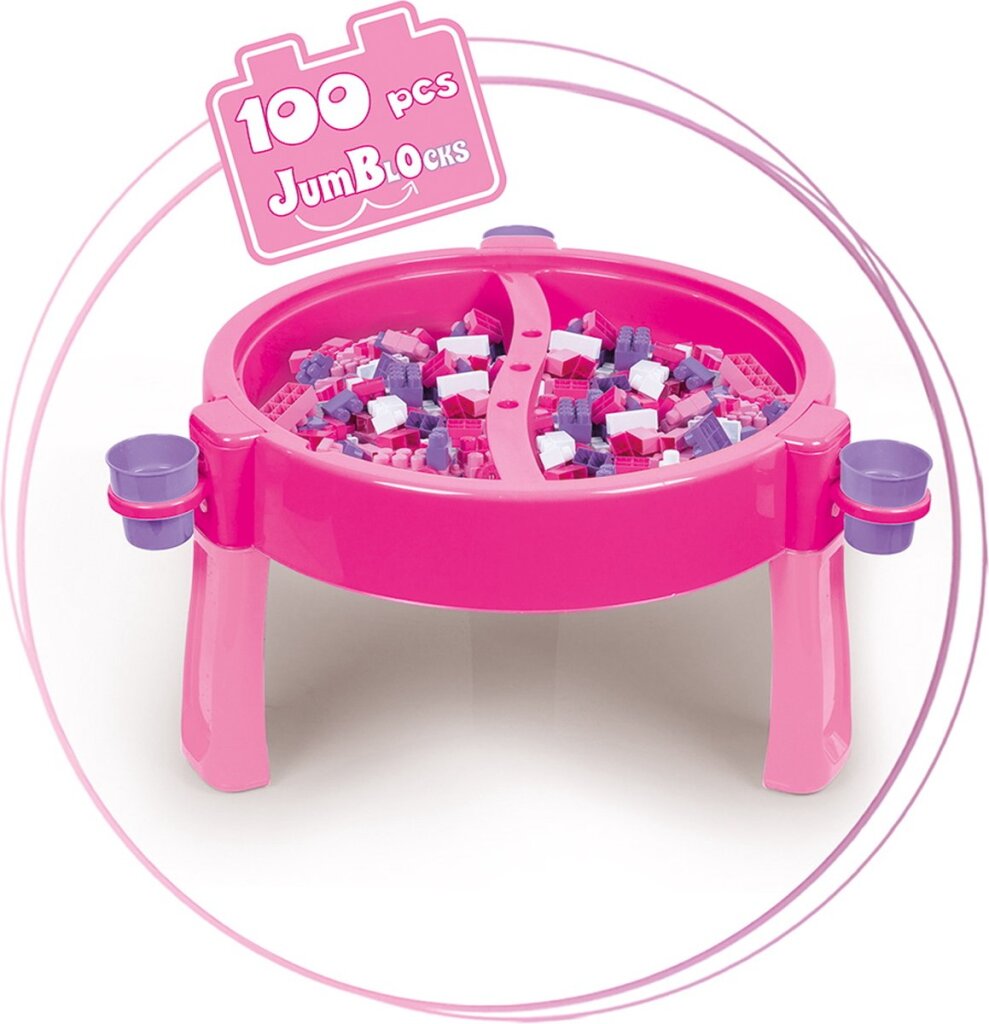 DOUL Unicorn Aktivitéiten Dësch abegraff 100 Block