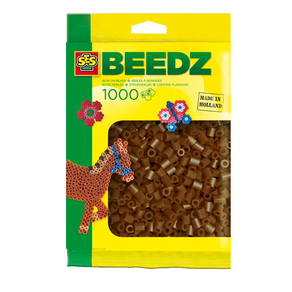 Ses železne kroglice - temno rjava, 1000st.