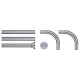 SEALSKIN BROWER GARSTAIN ROD COMPI CHROME -FARVET