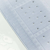 MAT di pelle di fochea focheapskin anti-slip unilux 55x55 cm blu