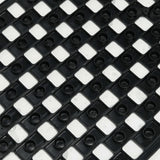Varnostno kože Mat Doby 50 x 50 cm črna 312003419