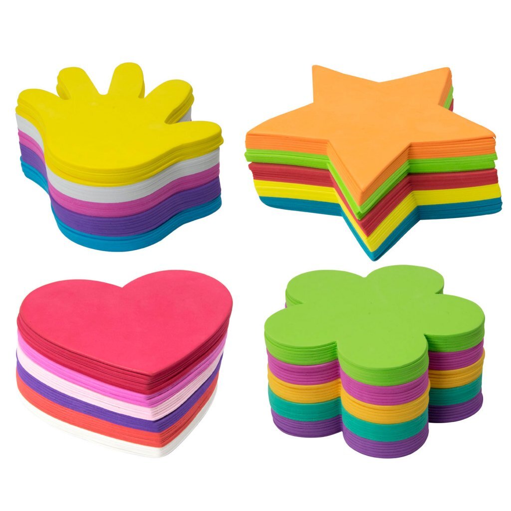 Craft line knutselschuim 35 stuks diverse soorten