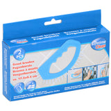 Lifetime clean voegenborstel 2 stuks blauw wit