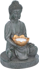 Grundig Grundig Buddha Image with SolarLamp LED on-out button fire duration 6-8 hours 17x16x27cm