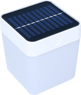 Grundig Solar Lamp garden lighting on solar energy white orange blue green light up to 8 hours of light
