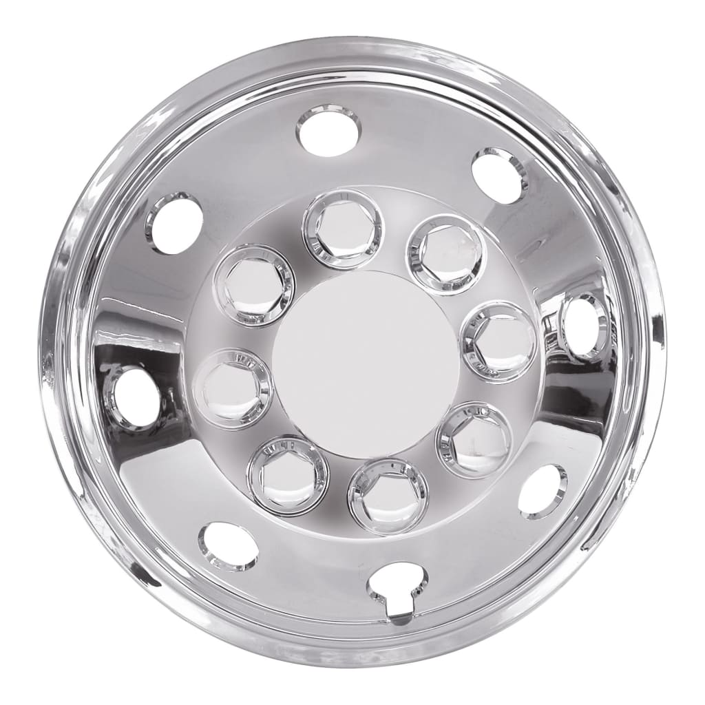 Carpoint Hubcap Set sfärisk 38 cm krom -färgad