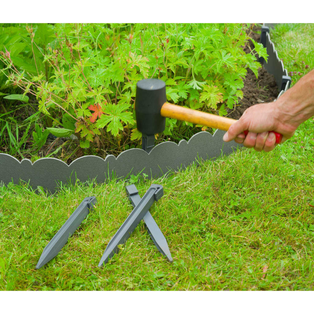 Nature Border Rand Dekoracyjne 0,13x12 m 3 mm szary