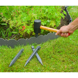 Nature Border Rand Dekoracyjne 0,13x12 m 3 mm szary