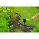 Nature Nature Border Border Set H5 cm x 10 m s pozemními kolíky šedou