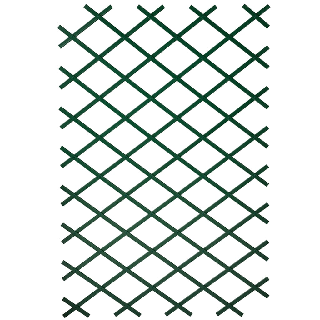 Rack d'escalade de plante naturel 100x200 cm PVC vert 6040704