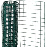 Nature mesh square 0.5x2.5 m 13 mm plastic coated steel green